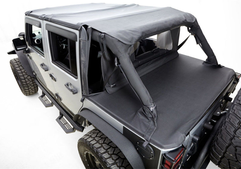 Rampage Soft Tops Rampage 2007-2018 Jeep Wrangler(JK) Unlimited 4-Door Tonneau Cover - Black Diamond