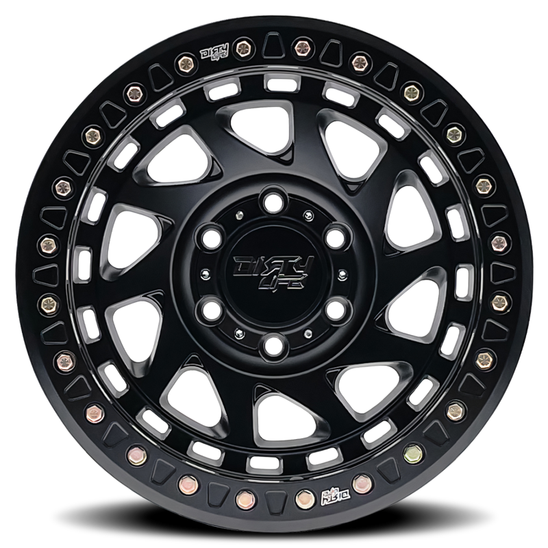 Dirty Life Wheels - Cast Dirty Life 9313 Enigma Race 17x9 / 6x139.7 BP / -12mm Offset / 106mm Hub Matte Black Wheel
