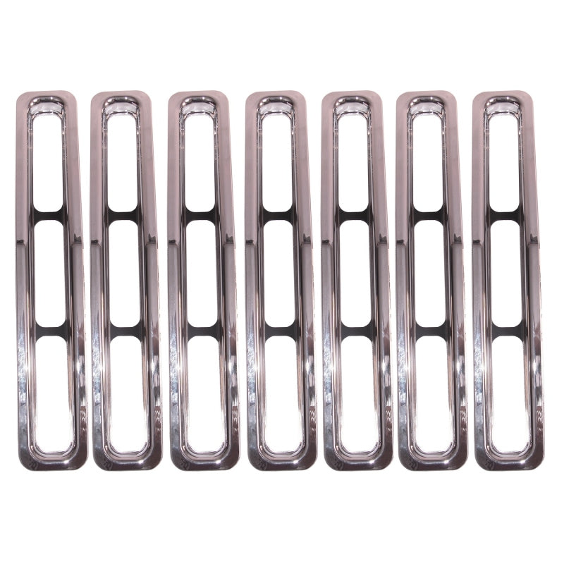 Rugged Ridge Grilles Rugged Ridge Grille Inserts Chrome 87-95 Jeep Wrangler YJ