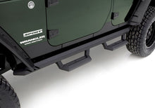 Load image into Gallery viewer, Rampage Side Steps Rampage 1999-2019 Jeep Rock Rail Short Step Universal 4 Piece Set - Black