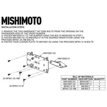 Load image into Gallery viewer, Mishimoto License Plate Relocation Mishimoto 2021+ Ford Bronco Modular Bumper License Plate Relocation