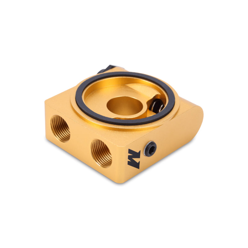 Mishimoto Oil Filter Blocks Mishimoto Oil Sandwich Plate w/ Rear-Mounted Thermostat