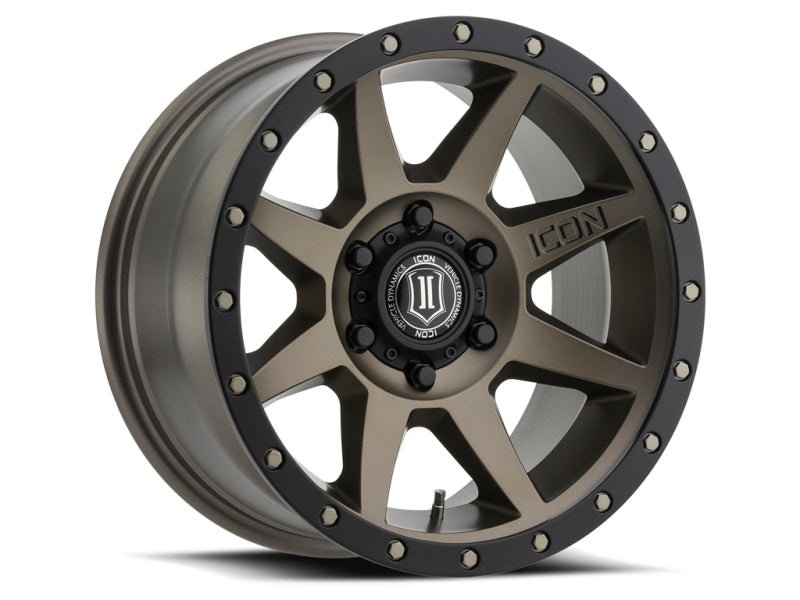 ICON Wheels - Cast ICON Rebound Pro 17x8.5 5x5 -6mm Offset 4.5in BS 71.5mm Bore Bronze Wheel