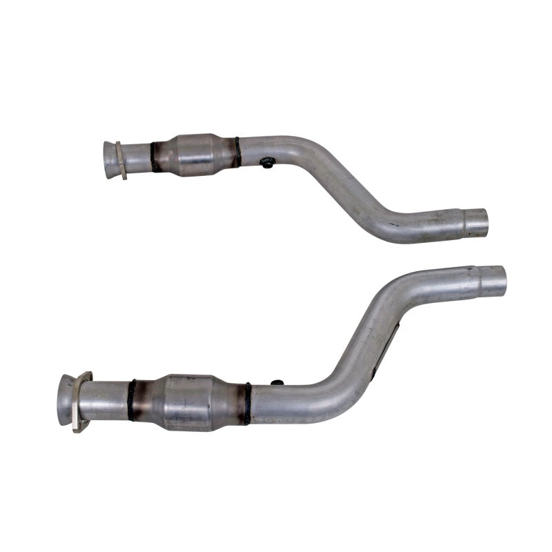 BBK X Pipes BBK 05-15 Dodge Challenger Charger Short Mid X Pipe w Catalytic Converters 2-3/4 For LT Headers