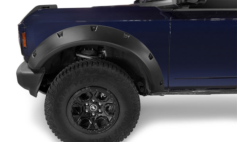 Bushwacker Fender Flares Bushwacker 2021+ Ford Bronco 4-Door Pocket Style Flares 4pc - Black