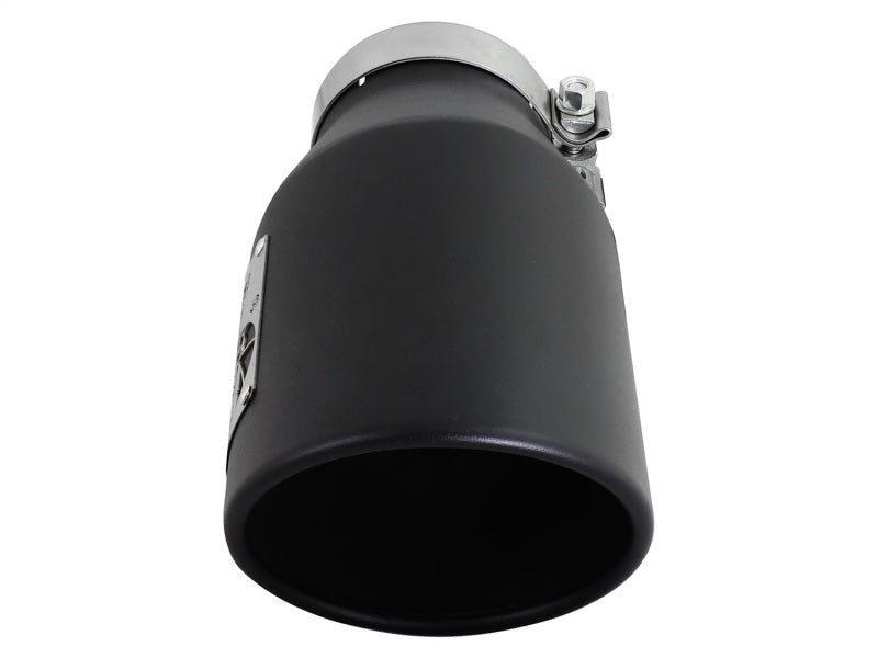 aFe Catback aFe Diesel Exhaust Tip Bolt On Black 4in Inlex x 6in Outlet x 12in