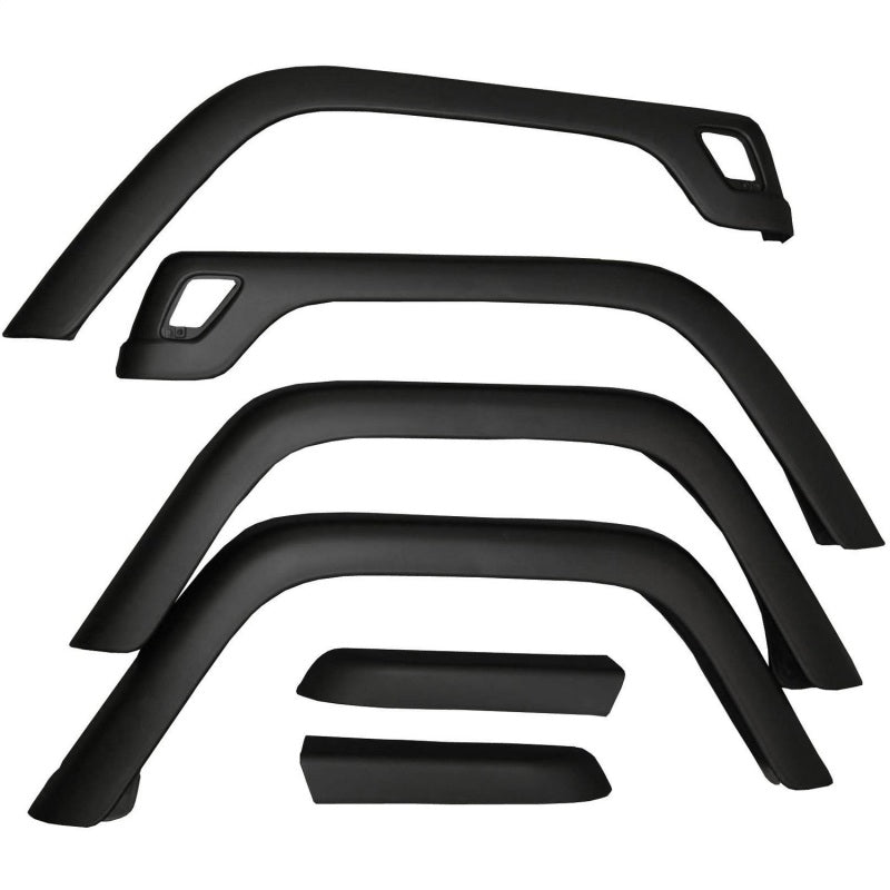 OMIX Fender Flares Omix 6-Piece Fender Flare Kit- 97-06 Jeep Wrangler