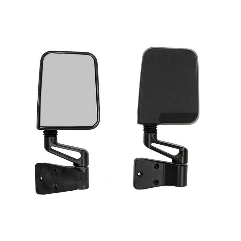 Rugged Ridge Exterior Trim Rugged Ridge 87-02 Jeep YJ/TJ Black Door Mirror Kit