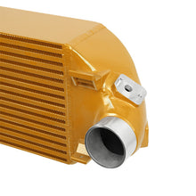 Load image into Gallery viewer, Mishimoto Intercooler Kits Mishimoto 2013+ Ford Focus ST Gold Intercooler w/ Black Pipes