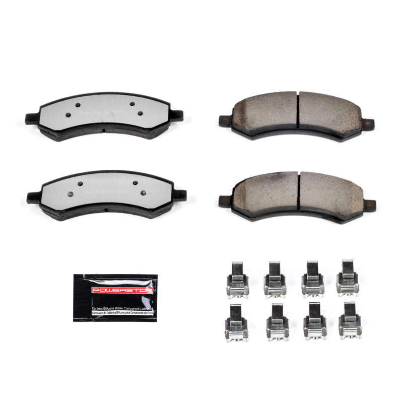 PowerStop Brake Pads - Performance Power Stop 07-09 Chrysler Aspen Front Z36 Truck & Tow Brake Pads w/Hardware