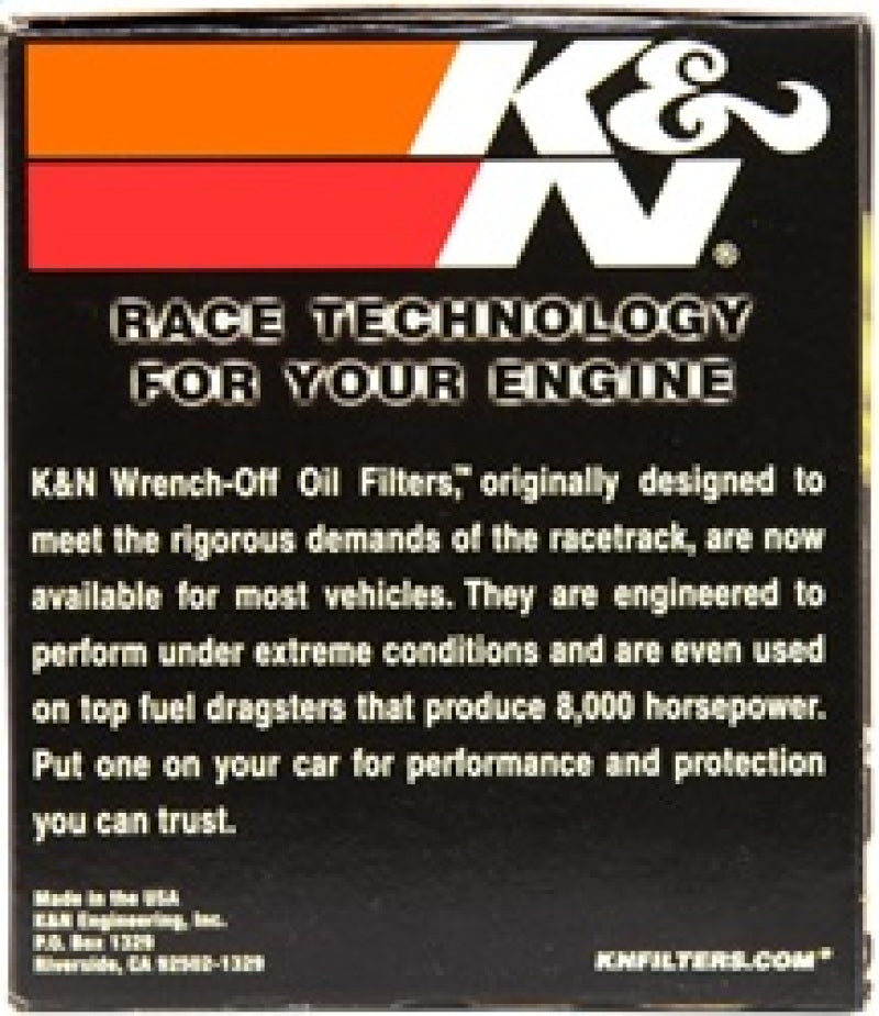 K&N Engineering Oil Filters K&N 87-92 Supra Non-Turbo / 99-04 Grand Cherokee 4.0 Performance Gold Oil Filter