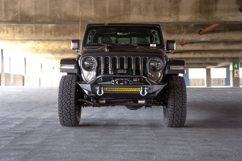 DV8 Offroad Bumpers - Steel DV8 Offroad 07-23 Jeep Wrangler JK/JL & Gladiator JT FS-1 Series Stubby Front Bumper