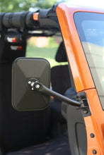 Load image into Gallery viewer, Rugged Ridge Exterior Trim Rugged Ridge 97-18 Jeep Wrangler Textured Black Rectangluar Quick Release Mirror