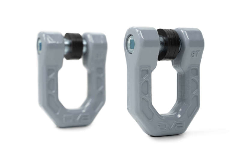 DV8 Offroad Bumper Accessories DV8 Offroad Elite Series D-Ring Shackles - Pair (Gray)