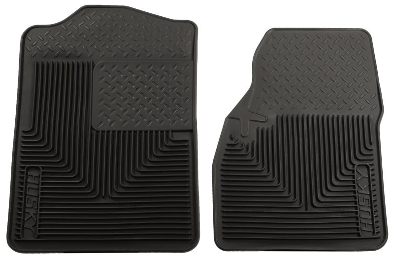 Husky Liners Floor Mats - Rubber Husky Liners 94-01 Dodge Ram 1500/2500/3500/80-96 Ford Bronco Heavy Duty Black Front Floor Mats