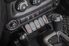 Load image into Gallery viewer, Rugged Ridge Dash &amp; Interior Trim Rugged Ridge Lower Console Switch Panel 11-18 Jeep Wrangler JK/JKU