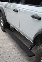 Load image into Gallery viewer, Go Rhino Running Boards Go Rhino 21-23 Ford Bronco 4dr E-BOARD E1 Electric Running Board Kit (No Drill) - Tex. Blk