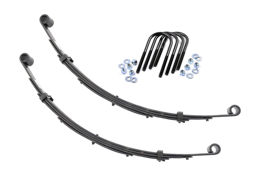 Rough Country Leaf Springs Front Leaf Springs 3 Inch Lift Pair 74-90 Jeep Grand Wagoneer/J10 Truck/J20 Truck/Wagoneer 4WD Rough Country - 8004Kit