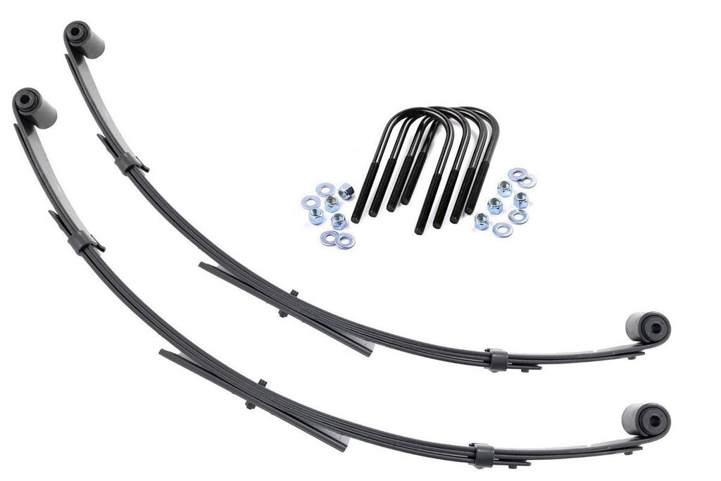 Rough Country Leaf Springs Front Leaf Springs 2.5 Inch Lift Pair 87-95 Jeep Wrangler YJ 4WD Rough Country - 8009Kit