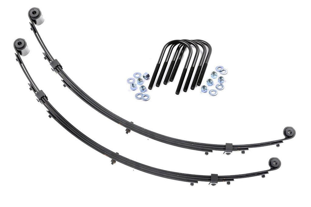 Rough Country Leaf Springs Front Leaf Springs 4 Inch Lift Pair 87-95 Jeep Wrangler YJ 4WD Rough Country - 8010Kit