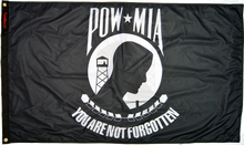 Load image into Gallery viewer, Forever Wave Flags 3x5'  POW/MIA Flag Forever Wave - 8012