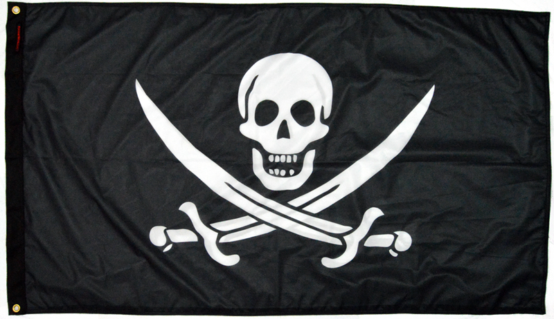 Forever Wave Flags 3x5' Jack Rackham  Flag Forever Wave - 8035