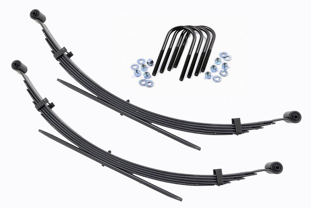 Rough Country Leaf Springs Rear 56 Inch Leaf Springs 2 Inch Lift Pair 77-87 Chevy/GMC C20/K20 C25/K25 Truck 4WD Rough Country - 8036Kit