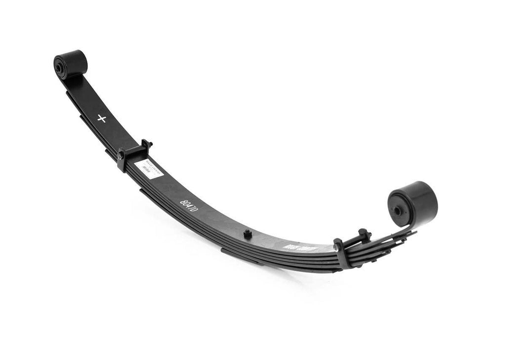 Rough Country Leaf Springs Rear Leaf Springs 4 Inch Lift Pair 84-01 Jeep Cherokee XJ Rough Country - 8047Kit