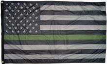 Load image into Gallery viewer, Forever Wave Flags 3x5' USA Subdued Thin Green Line Flag Forever Wave - 8061