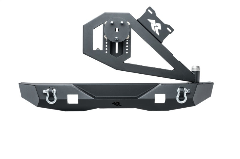 Rugged Ridge Bumpers - Steel Rugged Ridge 07-18 Jeep Wrangler (JK/JKU) XOR Rear Bumper w/Swing Out Tire Carrier - Tex. Blk