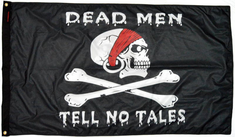 Forever Wave Flags 3x5'  Dead Men Tell No Tales Flag Forever Wave - 8068