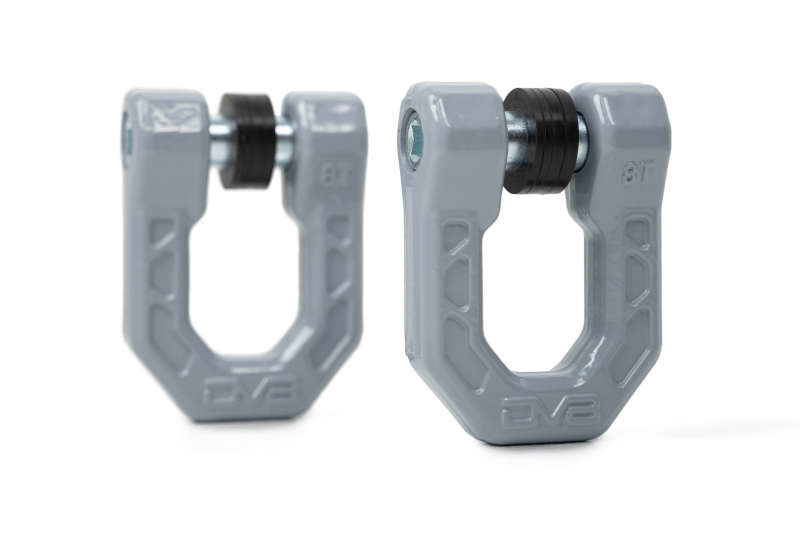 DV8 Offroad Bumper Accessories DV8 Offroad Elite Series D-Ring Shackles - Pair (Gray)