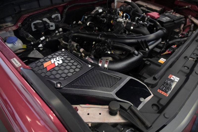 K&N Engineering Cold Air Intakes K&N 21-23 Ford Bronco 2.7L V6 F/I Dryflow Performance Air Intake System