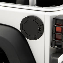 Load image into Gallery viewer, Rugged Ridge Fuel Caps Rugged Ridge 07-18 Jeep Wrangler JK Black Non-Locking Gas Cap Door