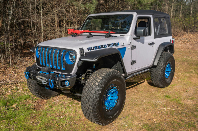 Rugged Ridge Fenders Rugged Ridge Max Terrain Fender Flare Set F & R 18-22 Jeep Wrangler JL