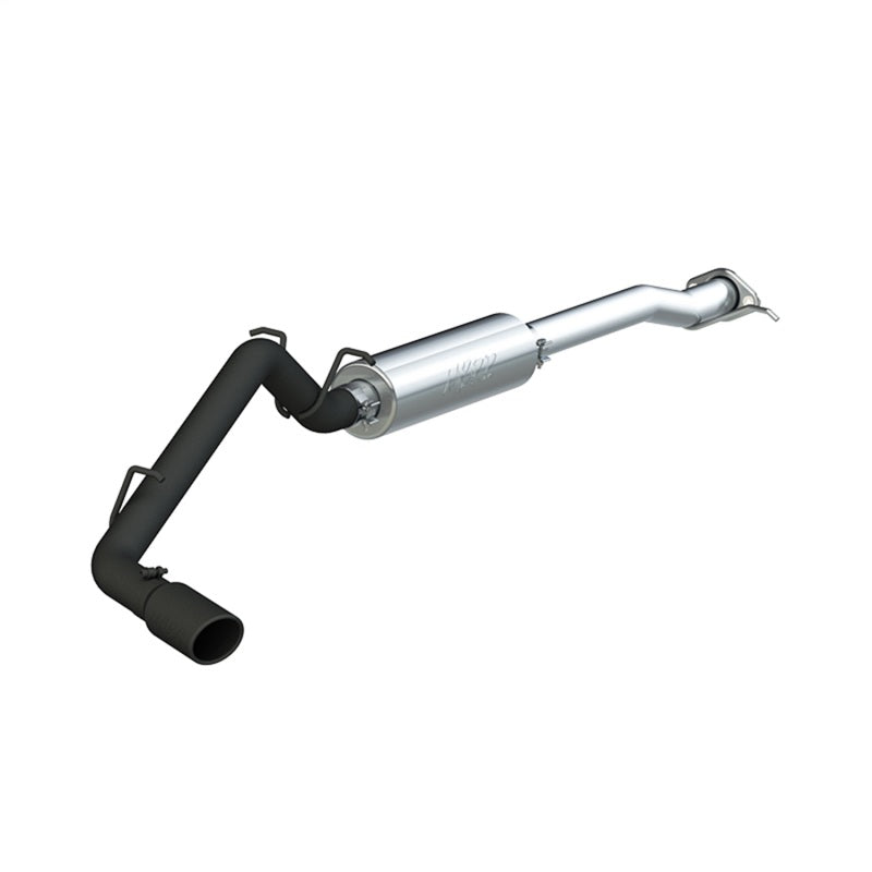 MBRP Catback MBRP 17+ Chevrolet Colorado 2.5L/3.6L 3in Cat Back Single Side Exit w/ 4in Tip - Back Coated