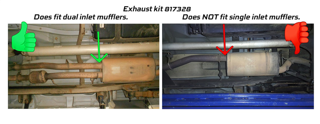 Flowmaster Exhaust System Kit American Thunder Cat Back Exhaust System - 817328