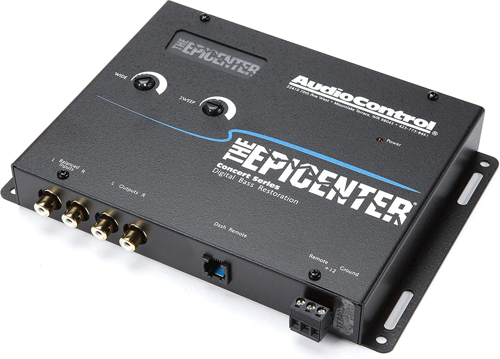 Stinger Off-Road Audio AudioControl The Epicenter Bass Booster Expander & Bass Restoration Processor with Remote (Black)