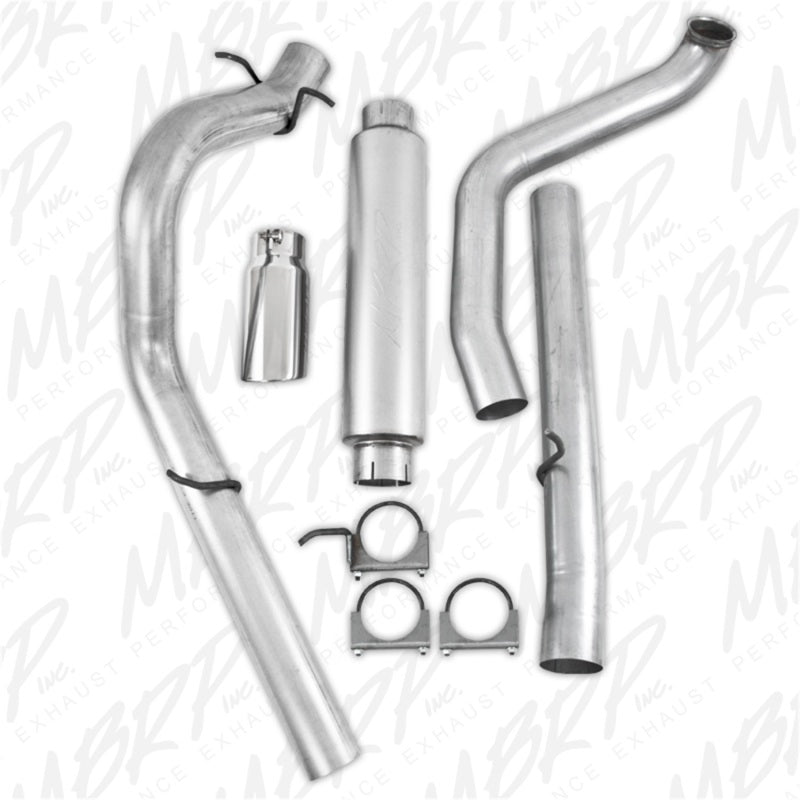 MBRP Turbo Back MBRP 1999-2003 Ford Excursion 7.3L Turbo Back Single Side