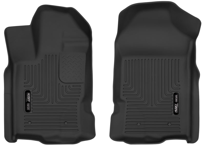 Husky Liners Floor Mats - Rubber Husky Liners 2019+ Ford Ranger Black Front Floor Liners