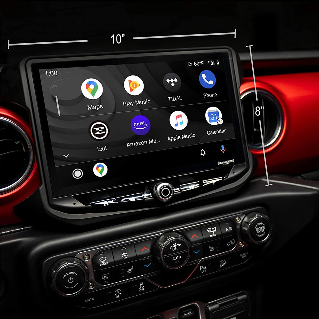 Stinger Off-Road Multimedia Jeep Wrangler JL and Gladiator JT (2018-2022) HEIGH10 10" Touchscreen Radio Plug-and-Play Replacement Kit | Displays Vehicle Information and Off-Road Mode