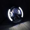 Load image into Gallery viewer, Quake LED Headlight Jeep Wrangler JK CJ TJ 7 Headlight Half Halo Drl Amber Turn Signal - QTE822