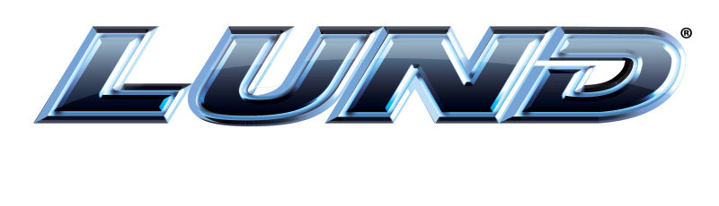LUND Nerf Bars Lund 15-17 Chevy Colorado Crew Cab 5in. Oval Curved Steel Nerf Bars - Black