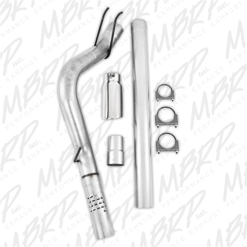 MBRP DPF Back MBRP 2008-2009 Ford F250/350/450 6.4 L Filter Back Single Side