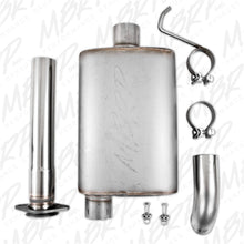 Load image into Gallery viewer, MBRP Catback MBRP 00-06 Jeep Wrangler (TJ) Inline-4 2.5L Inline-6 4.0L Cat Back Single Off-Road Turn Down T409 Ex