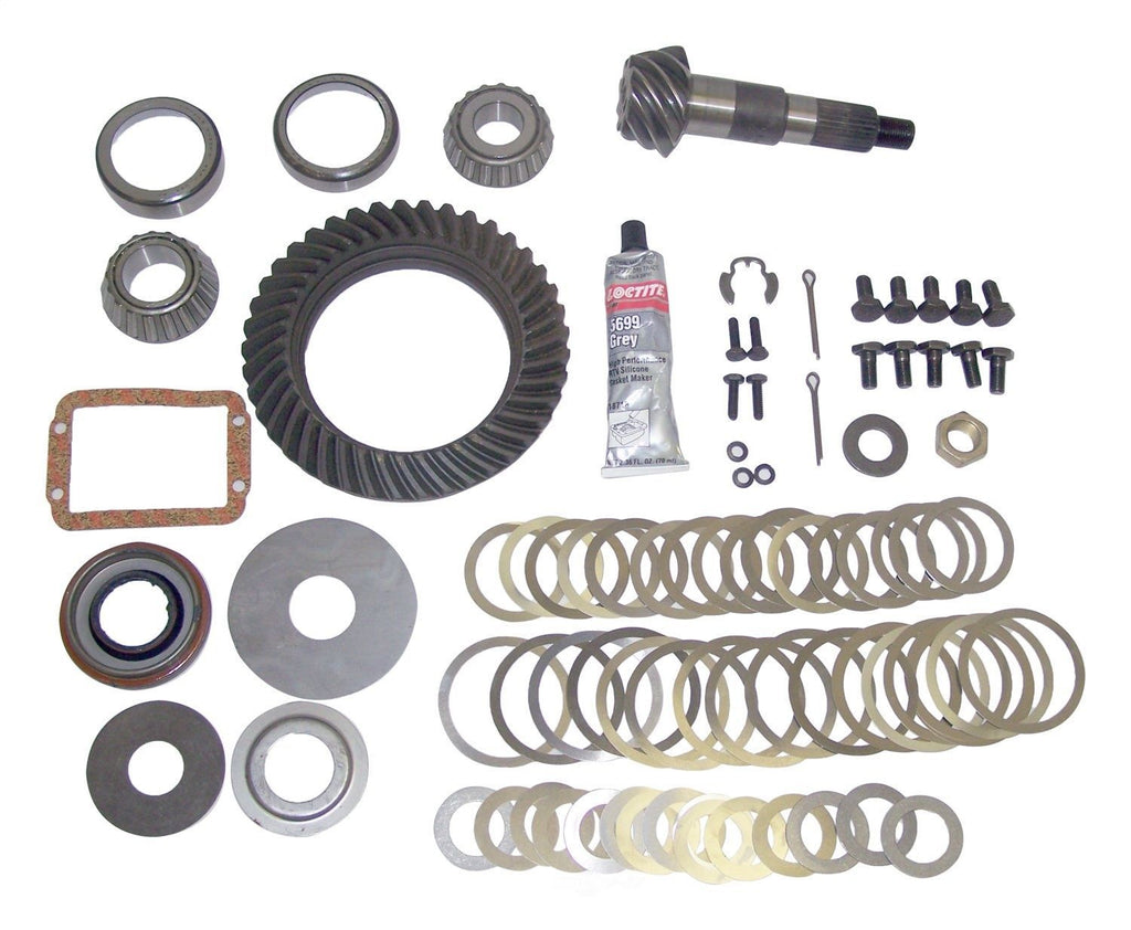 MISC Skid Plates DANA 30 RING & PINION SET GEAR and INSTALLATION KIT - 4.56 RATIO - REVERSE ROTATION