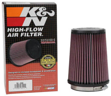 Load image into Gallery viewer, K&amp;N Engineering Air Filters - Universal Fit K&amp;N Filter Universal Rubber Filter 4 inch Flange 5 3/8 inch Base 4 3/8 inch Top 7 inch Height