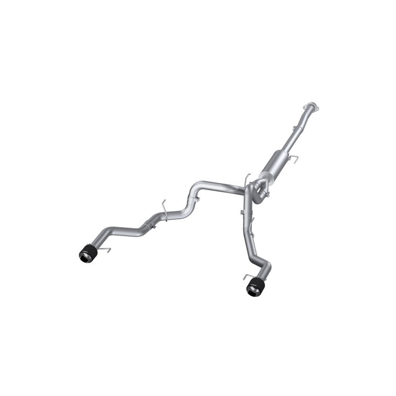 MBRP Catback MBRP 22-23 Ford F150 T304 5in OD Carbon Fiber Tip Dual Rear Exit 3in Cat Back Exhaust