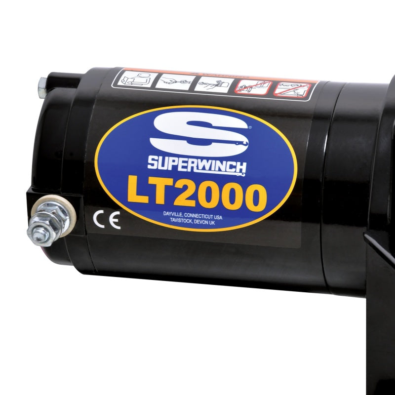 Superwinch Winches Superwinch 2000 LBS 12V DC 5/32in x 49ft Steel Rope LT2000 Winch