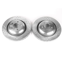 Load image into Gallery viewer, PowerStop Brake Rotors - Slot &amp; Drilled Power Stop 05-10 Chrysler 300 Rear Evolution Drilled &amp; Slotted Rotors - Pair